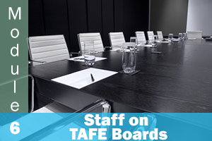 Staff on Tafe Boards